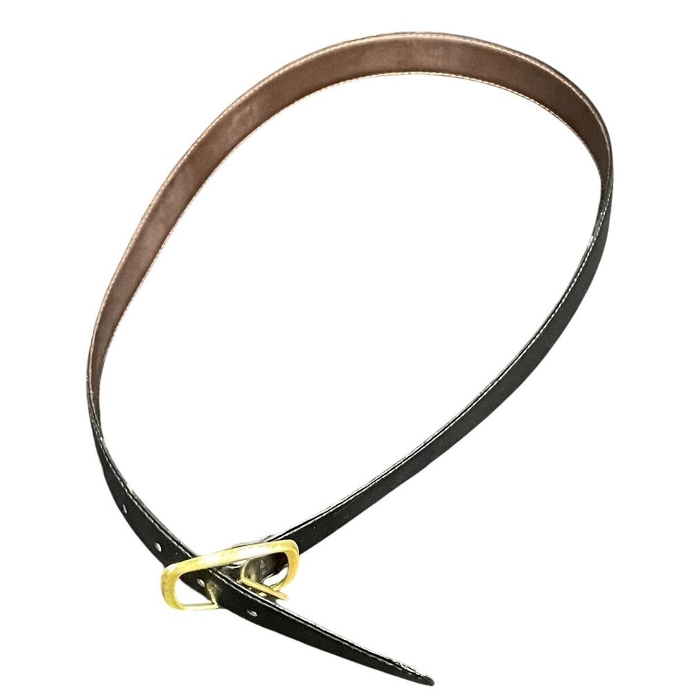 men's reversible belt with center moount pivot buckle size 36